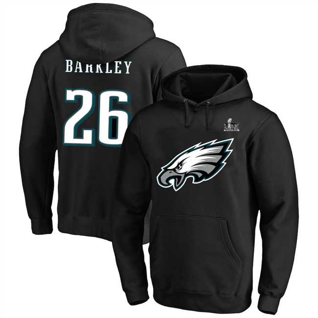 Men's Philadelphia Eagles #26 Saquon Barkley Black Super Bowl LIX Big & Tall Name & Number Pullover Hoodie,We sell and wholesale Men's Philadelphia Eagles #26 Saquon Barkley Black Super Bowl LIX Big & Tall Name & Number Pullover Hoodie on line form chian!